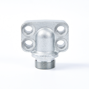 BGF 90&deg; hydraulischer Vierkant-Winkelflanschanschluss – EO 24&deg;-Kegelanschluss