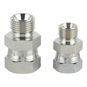 2B BSP Pria Penggunaan Ganda untuk Kursi Kerucut 60&deg; atau Segel Berikat / Adaptor Hidraulik Kerucut 60&deg; Betina BSP