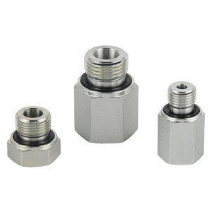 5B BSP-Au&szlig;engewinde, doppelte Verwendung f&uuml;r 60&deg;-Kegelsitz oder Verbunddichtung/BSP-Innengewinde, ISO 1179-Hydraulikadapter