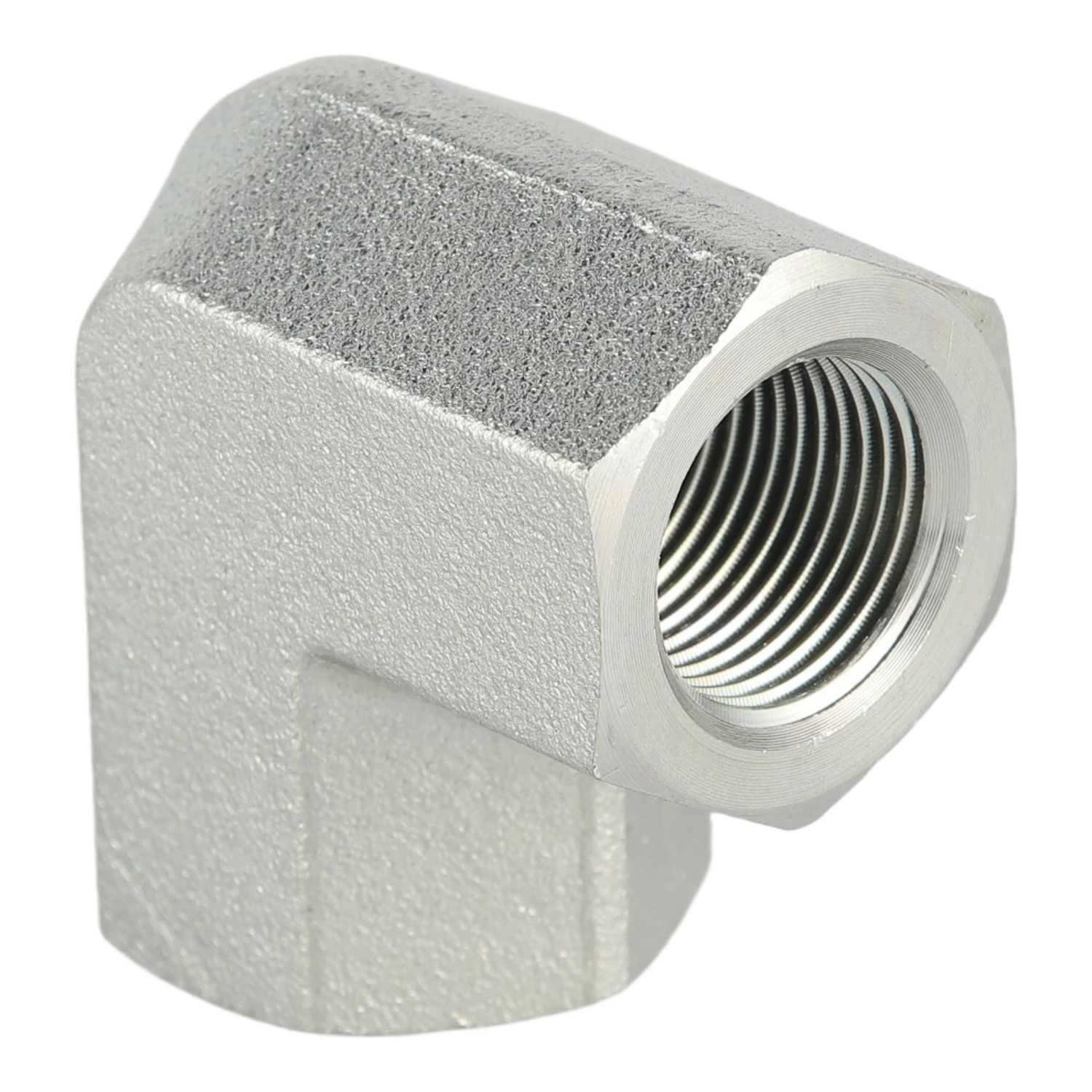 7B9-PK-serie 90&deg; BSP vrouwelijk elleboogstuk (ISO 1179)