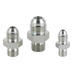 1BJ BSP Pria Penggunaan Ganda untuk Kursi Kerucut 60&deg; atau Segel Berikat / Adaptor Hidraulik Kerucut 74&deg; Pria JIC